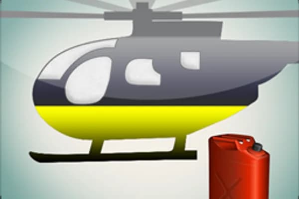Classic Helicopter Game with Fuel